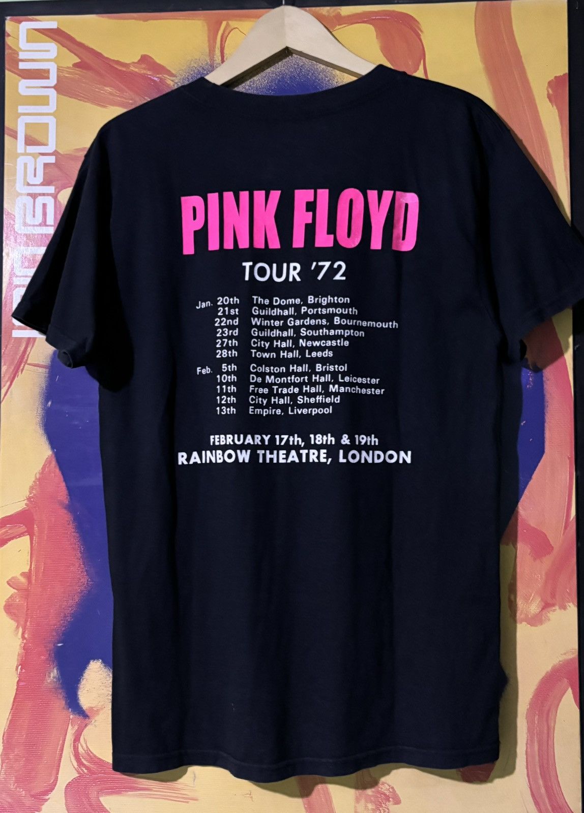Band Tees Vtg Y2K Pink Floyd Tour 1972 led zeppelin queen Size US M / EU 48-50 / 2 - 2 Thumbnail