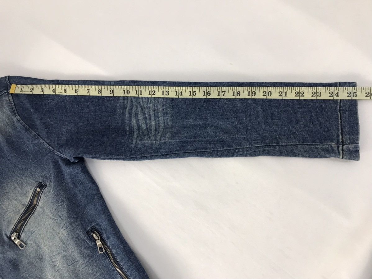 Japanese Brand Vintage Diviner Reckless Life Denim Jacket Zipper Pocket Size US M / EU 48-50 / 2 - 16 Thumbnail