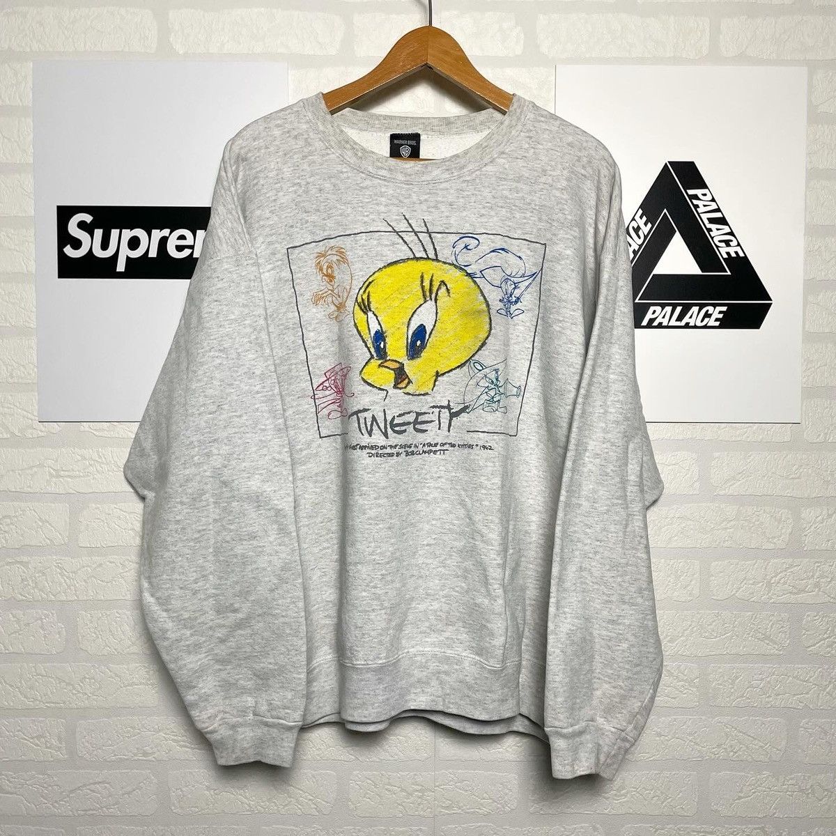 Vintage Looney Tunes Warner Bros 1996 Vintage SweatShirt Size US XL / EU 56 / 4 - 1 Thumbnail