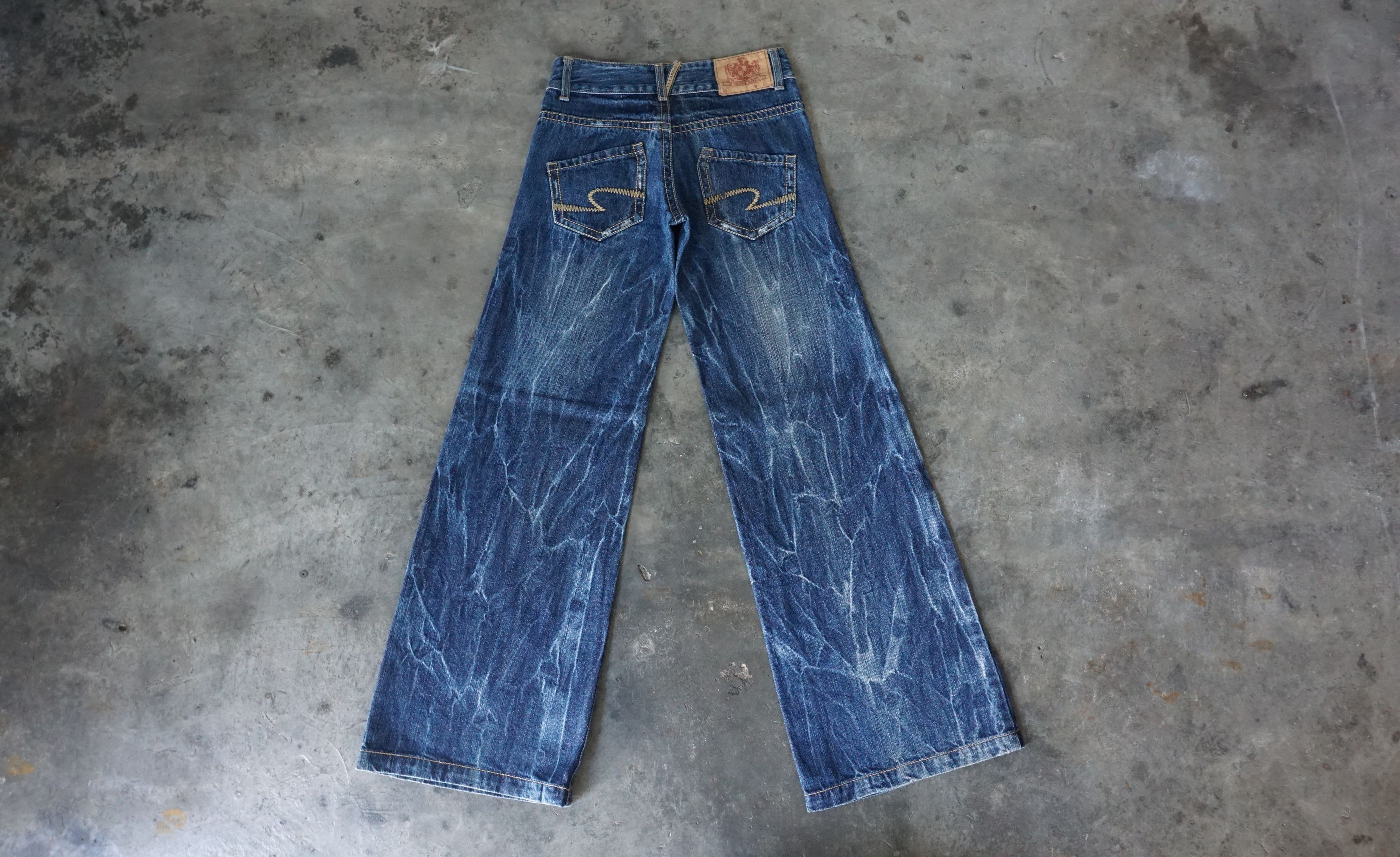If Six Was Nine × Japanese Brand Distress Original Jeans Flare W26 Size 26" / US 2 / IT 38 - 4 Thumbnail