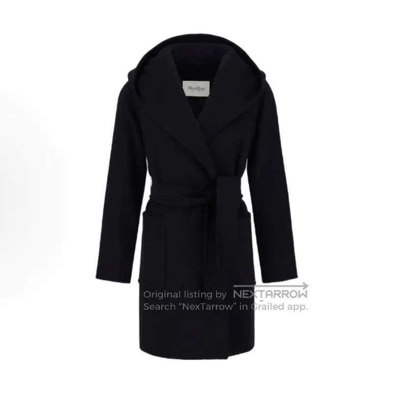 Max Mara MaxMara Elegant Black Women's Coat . Size S / US 4 / IT 40 - 1 Thumbnail