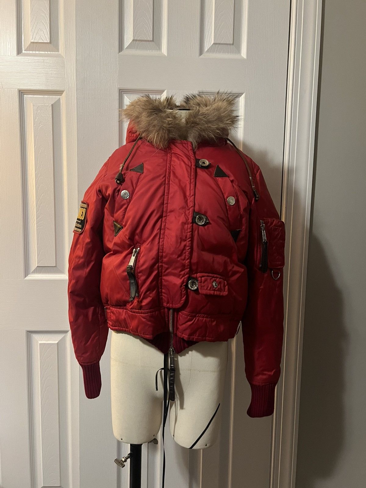 Dsquared2 DSQUARED FIGHTING DUDES HOODED BOMBER Size M / US 6-8 / IT 42-44 - 1 Thumbnail