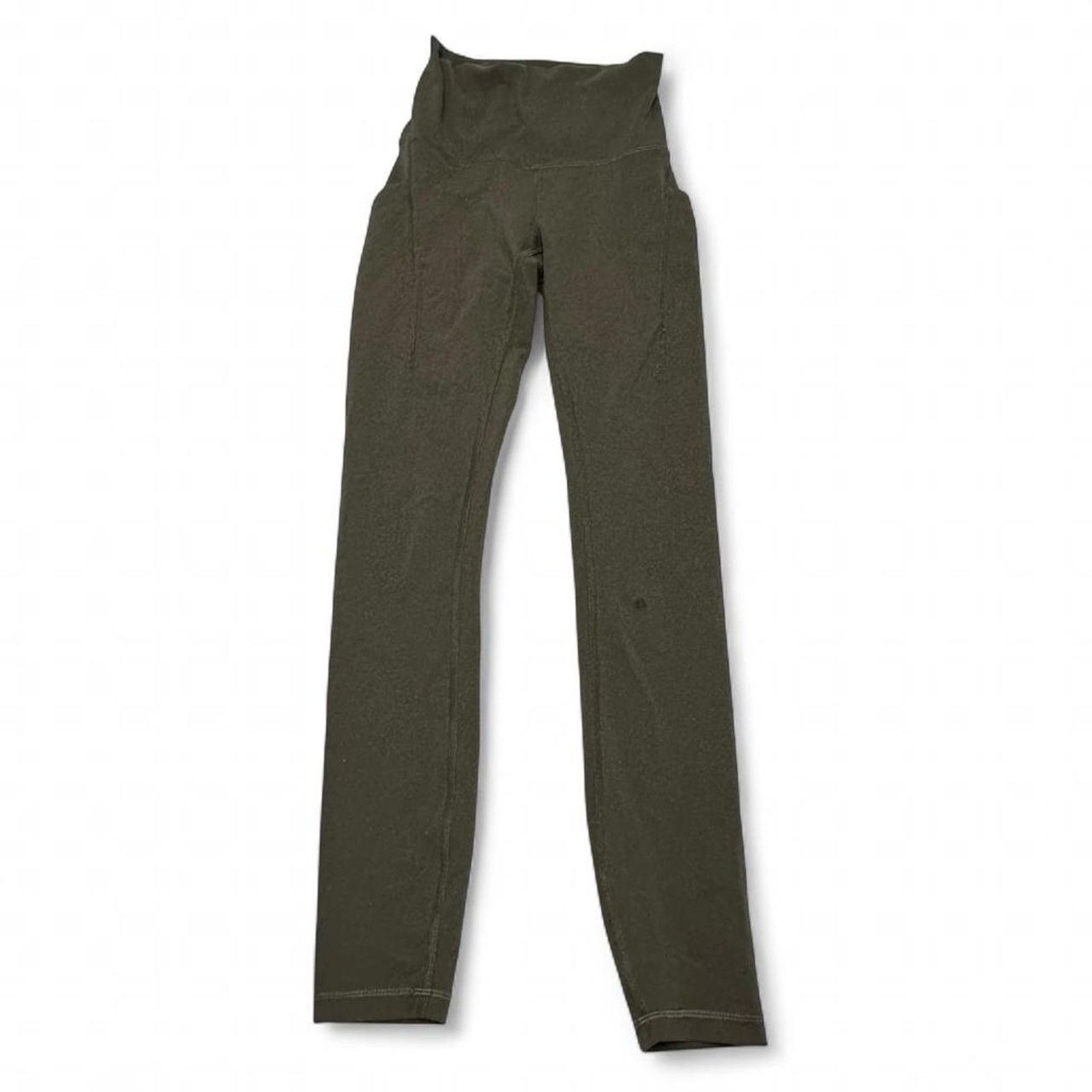 Lululemon Lululemon Wunder Under Leggings Carob Brown Size 2 Pockets Size 26" / US 2 / IT 38 - 1 Thumbnail