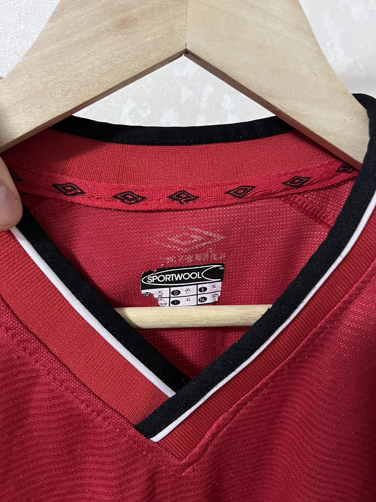 Vintage Umbro Vintage Manchester United 00/02 Home Blokecore Jersey Size US XL / EU 56 / 4 - 3 Thumbnail