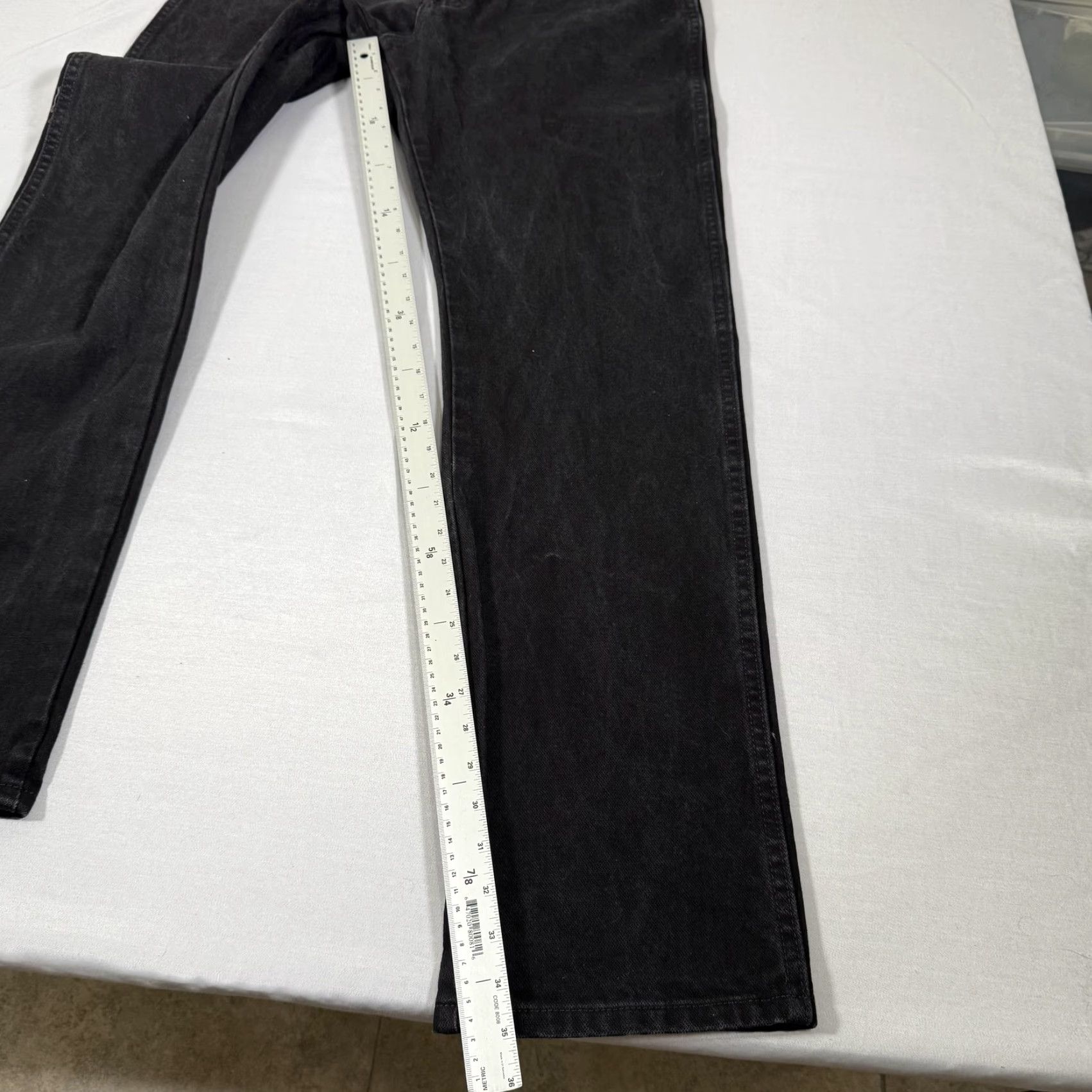 Wrangler Wrangler Jeans Men 36x34 Black 13MWZ Straight Fit Denim Pants Western Cowboy Cut Mens Size US 36 / EU 52 - 3 Thumbnail