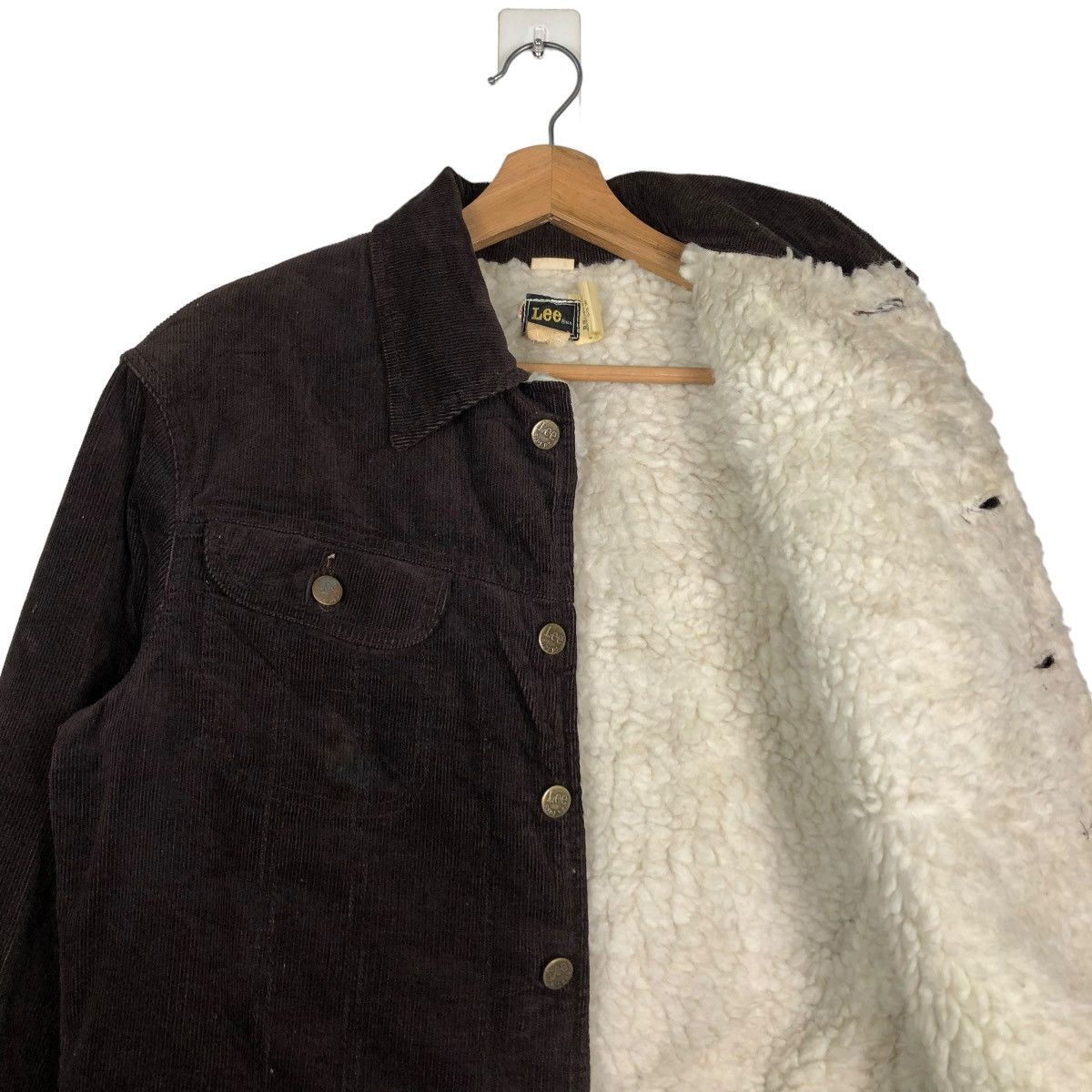 Lee × Vintage 🔥VINTAGE TRUCKER BIKER JACKET CORDUROY LEE RIDERS Size US M / EU 48-50 / 2 - 14 Thumbnail