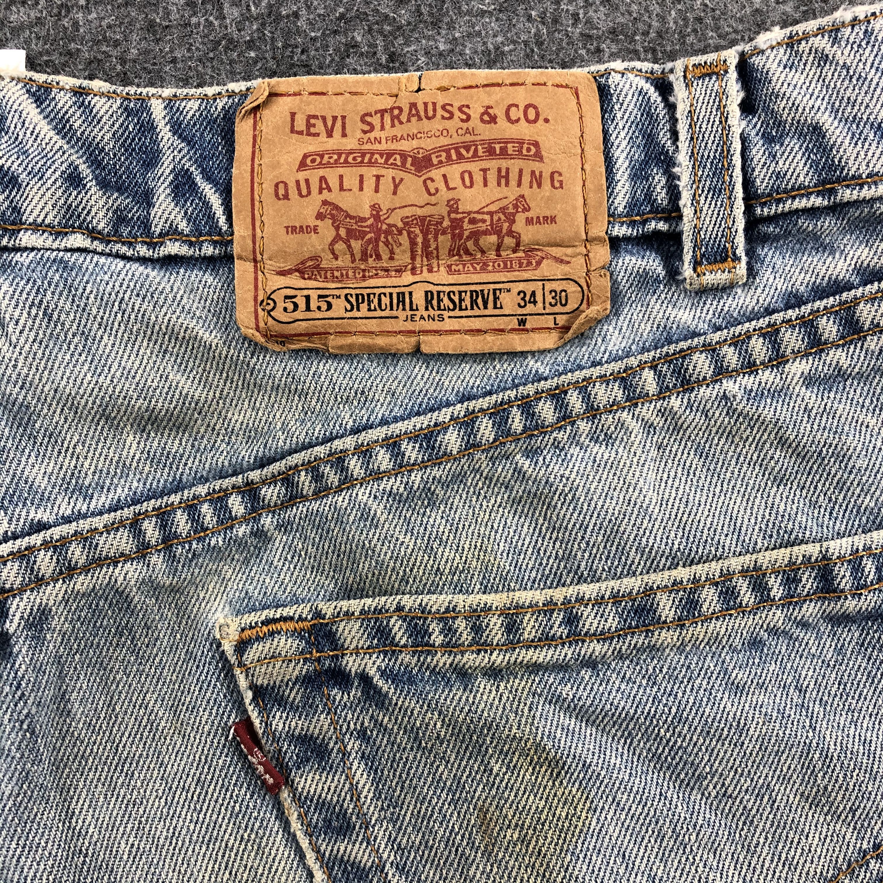 Levi's Vintage 90s Levis 515 Jeans Medium Wash Denim KJ431 Size US 33 - 5 Thumbnail