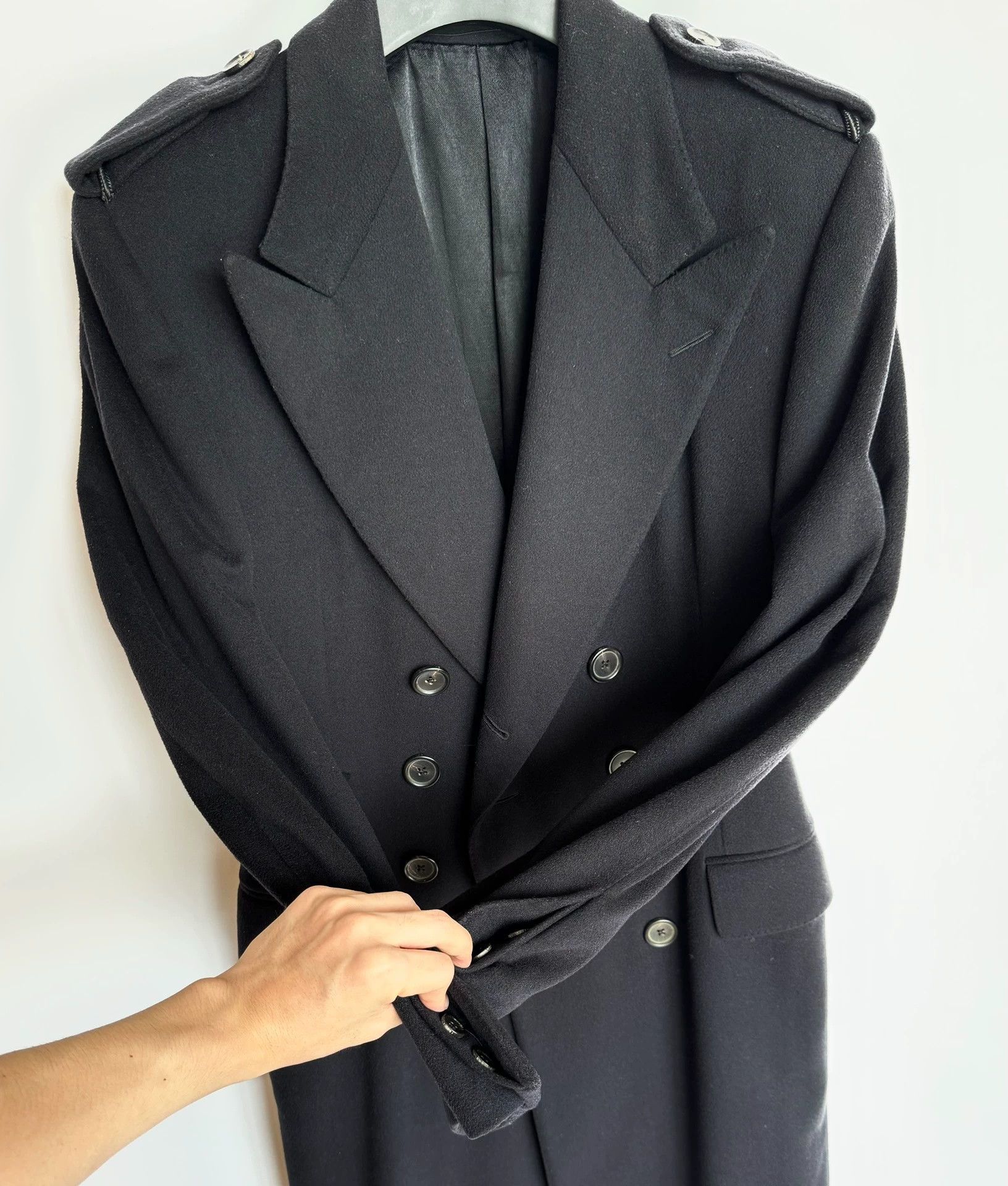 Gucci Gucci Tom Ford Era Double-Breasted Wool Cashmere Coat 46 Size US S / EU 44-46 / 1 - 3 Thumbnail