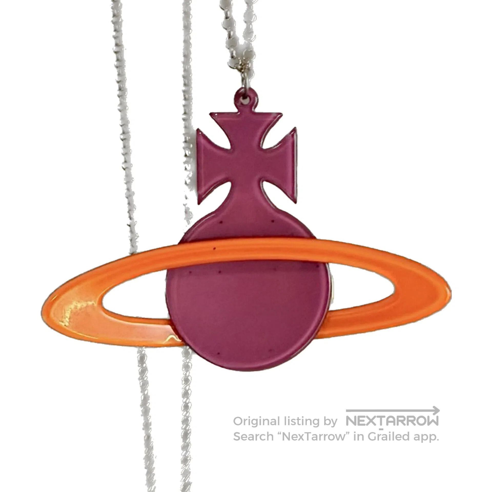 Vivienne Westwood Vivienne Westwood Vintage Acrylic Saturn Necklace. Size ONE SIZE - 2 Thumbnail
