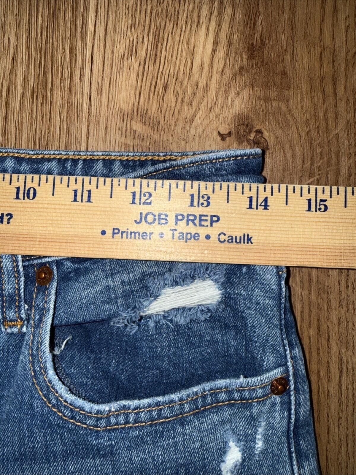 Abercrombie & Fitch Abercrombie Fitch Mom High Rise Curve Love Distressed Jeans Size 28" / US 6 / IT 42 - 4 Thumbnail