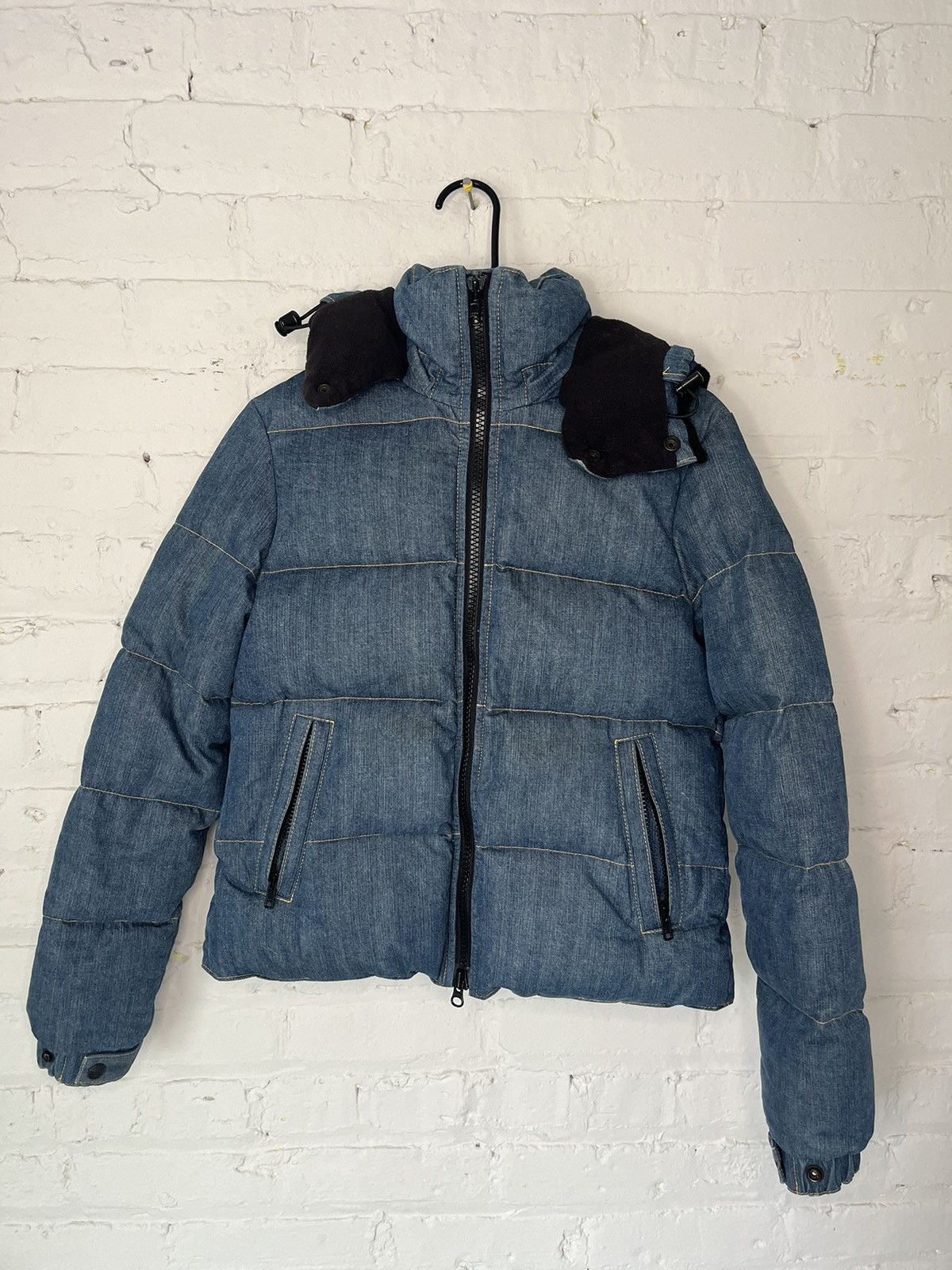 Junya Watanabe AD2015 Junya Watanabe CDG Denim Puffer Coat Size XS / US 0-2 / IT 36-38 - 1 Thumbnail