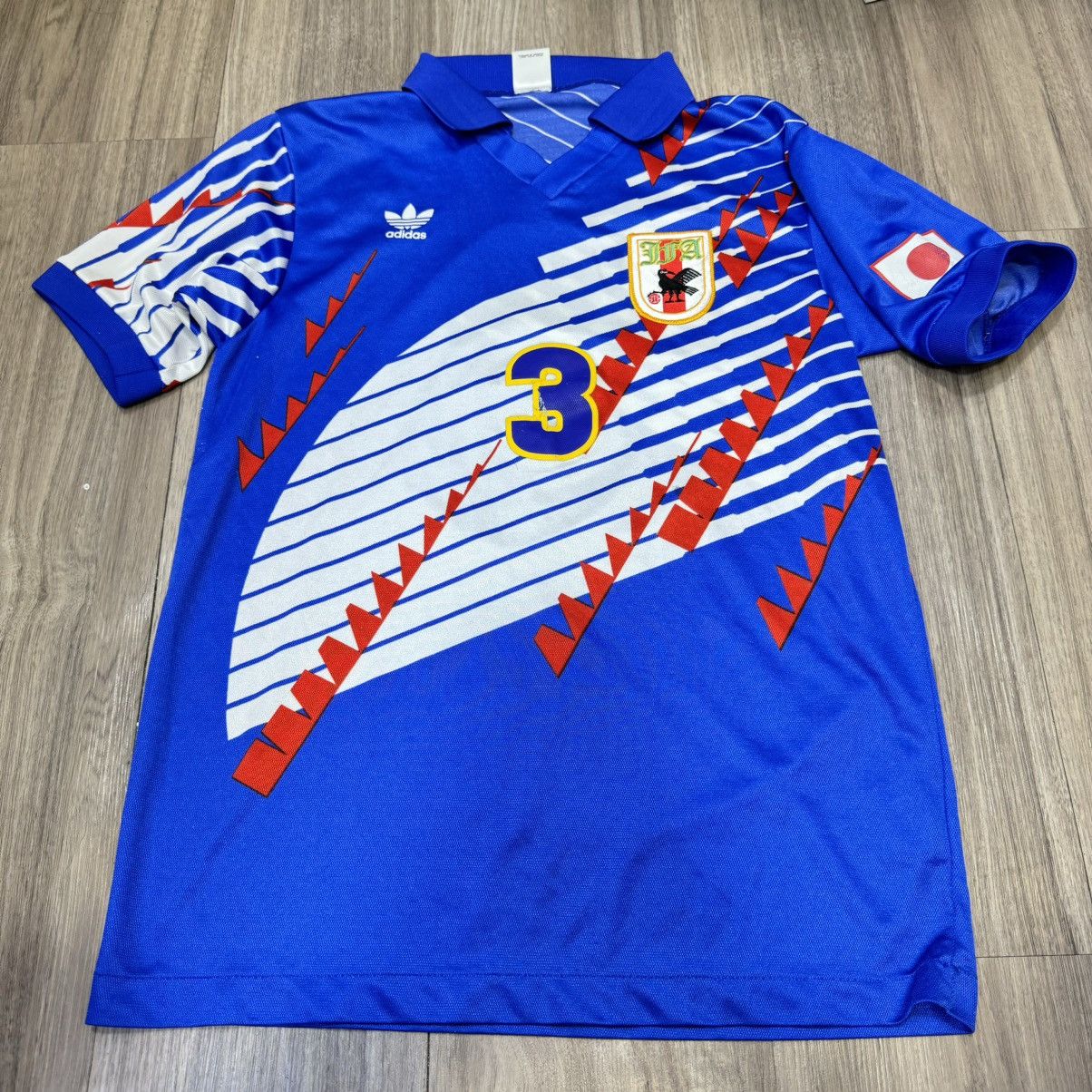 Vintage Japan 1994 match issued/worn shirt #3 Yanagimoto Size US M / EU 48-50 / 2 - 1 Thumbnail