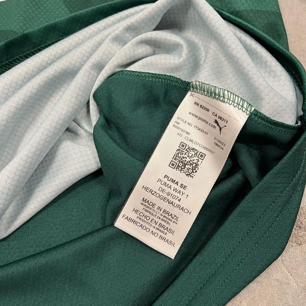 Puma Palmeiras 2023 Home Puma Jersey Size US XL / EU 56 / 4 - 7 Thumbnail