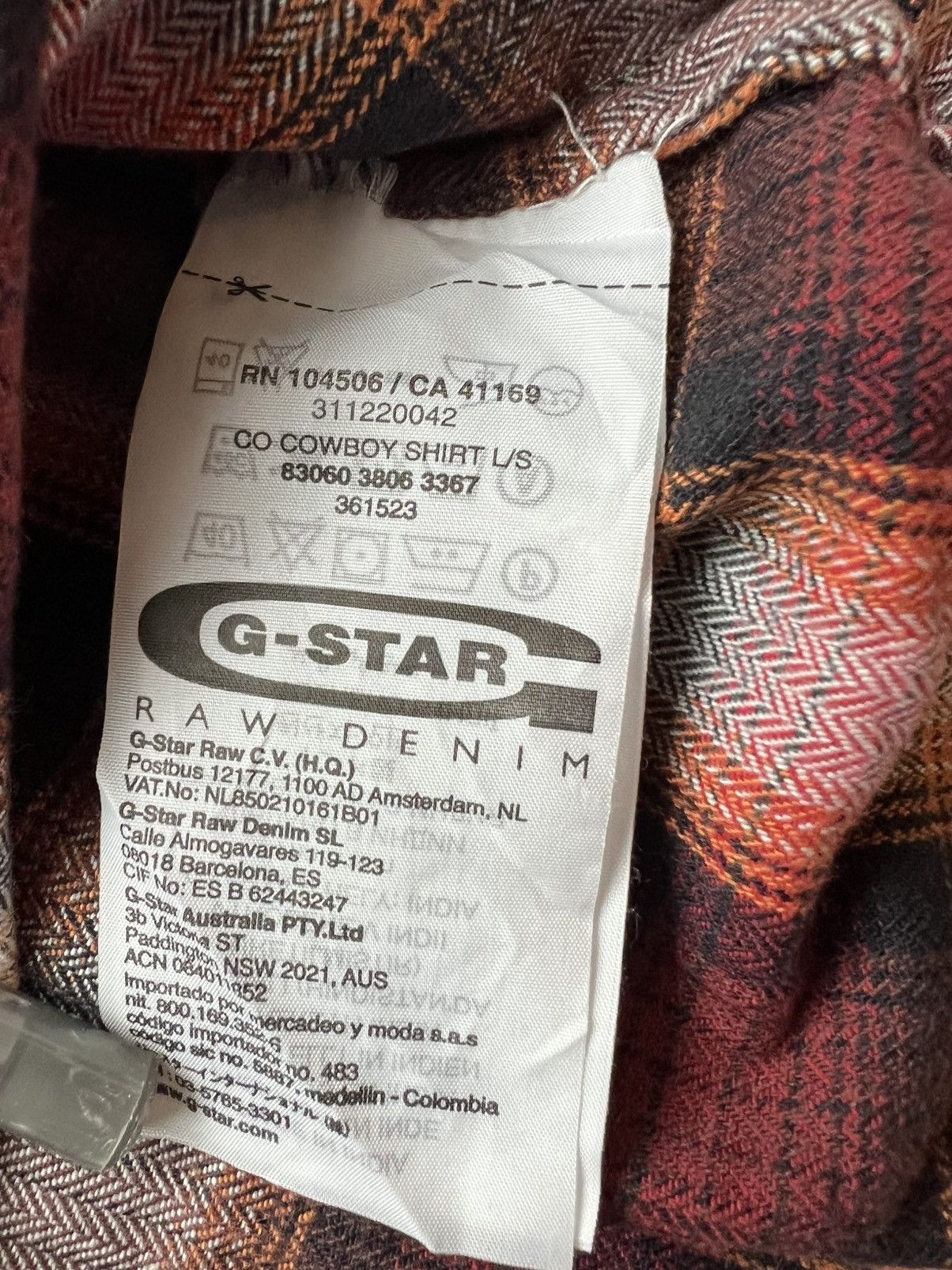 G-Star G Star Raw Denim Patchwork Flannel Size US S / EU 44-46 / 1 - 5 Thumbnail