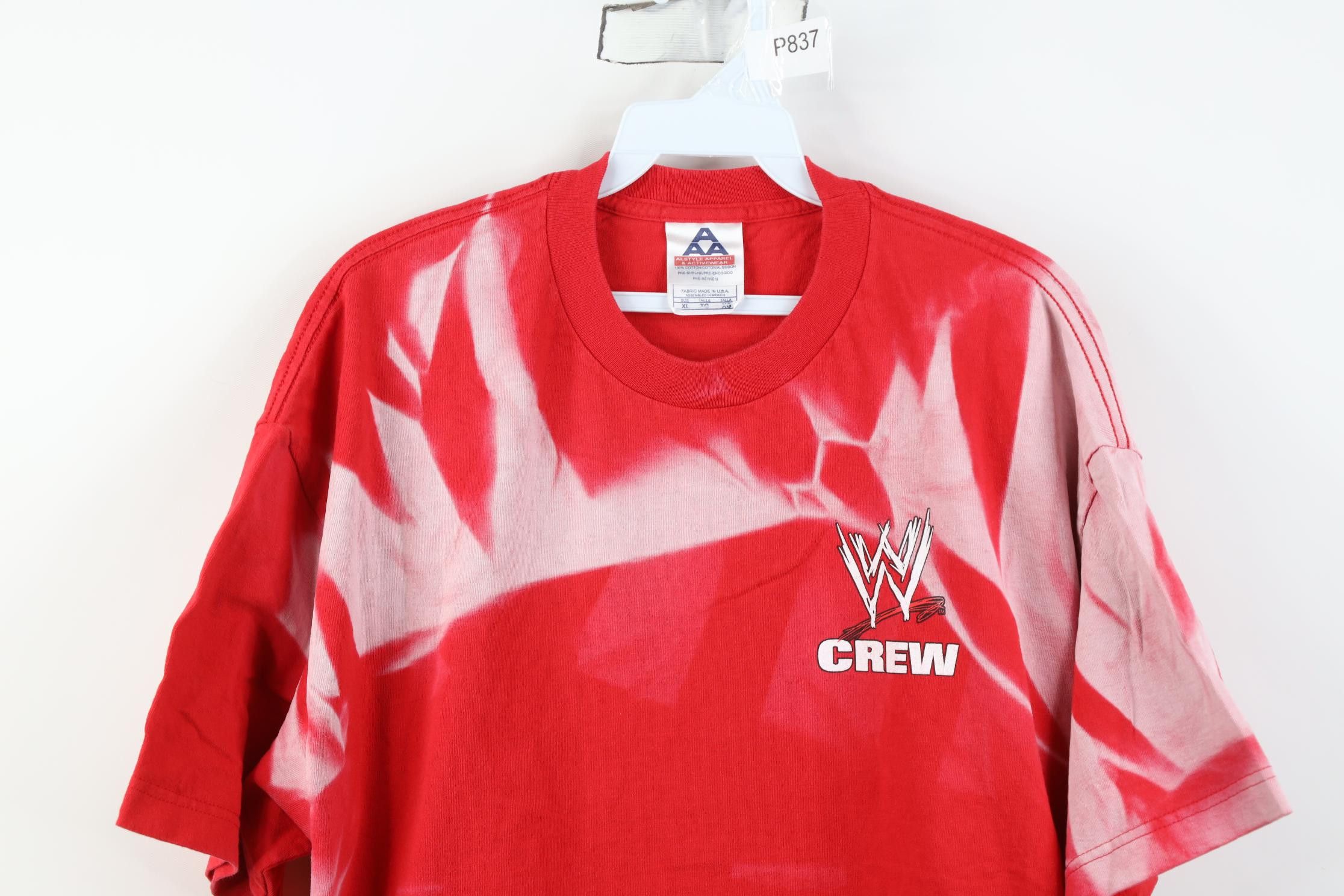 Vintage Vintage Y2K 2002 WWE Raw Sun Faded Wrestling T-Shirt Size US XL / EU 56 / 4 - 2 Thumbnail