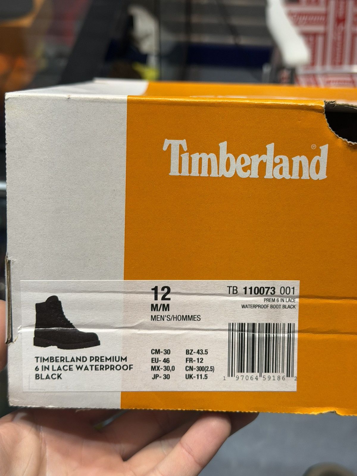 Timberland Size 12 - Timberland 6" Boot Black Nubuck Premium Size US 12 / EU 45 - 9 Thumbnail