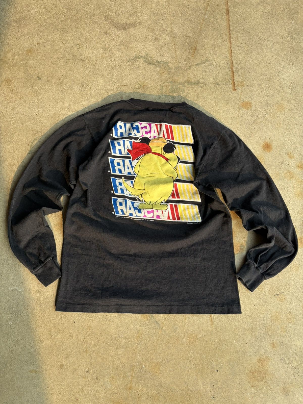NASCAR Crazy 1994 Wacky Races Hanna Barbera Nascar Longsleeve Size US L / EU 52-54 / 3 - 2 Thumbnail