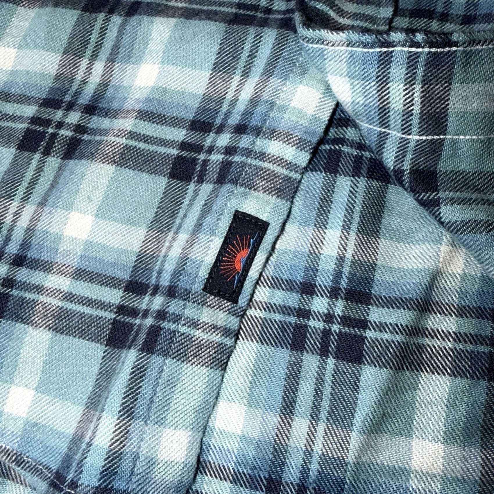 Faherty Faherty Flannel Shirt Mens Medium Plaid Blue White Long Sleeve Button Soft Woven Shirt Mens M Blue Plaid Button-Up Casual Classic Outdoor Mens Size US M / EU 48-50 / 2 - 3 Thumbnail