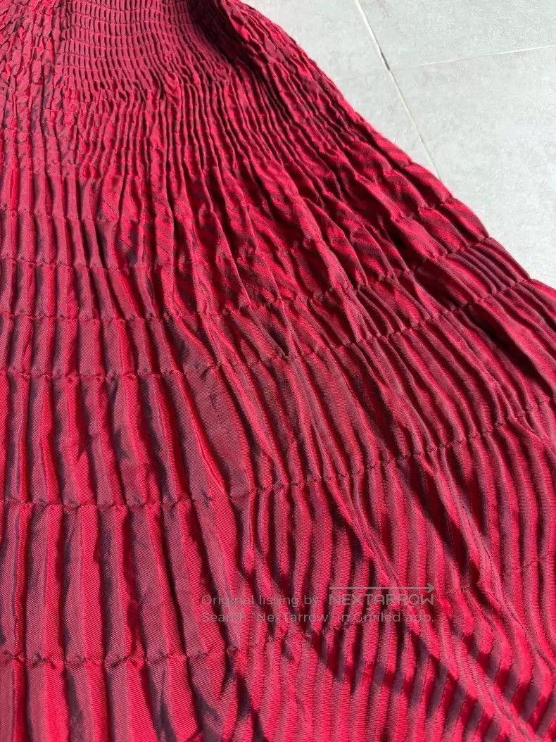 Issey Miyake Issey Miyake Red Dress Size M / US 6-8 / IT 42-44 - 6 Thumbnail