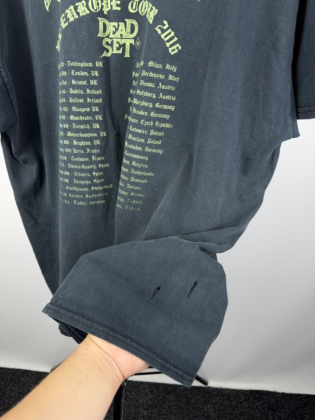 Band Tees King Parrot 2016 Dead Set Tour Tee Black Green Print Size US XXL / EU 58 / 5 - 11 Thumbnail