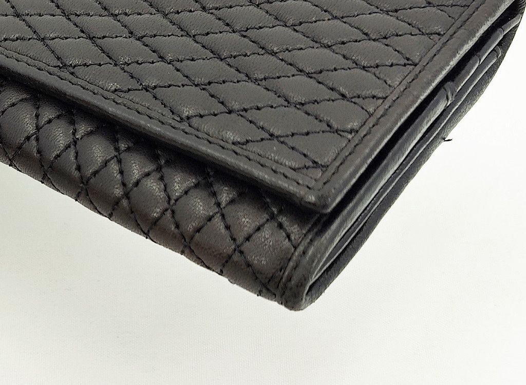 Bally BALLY full leather quilted long wallet vintage Size ONE SIZE - 10 Thumbnail