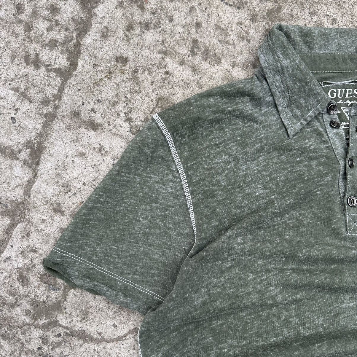 Guess Vintage Ultra Rare Crazy Fit Guess Polo Size M Y2K 00s USA Size US M / EU 48-50 / 2 - 9 Thumbnail