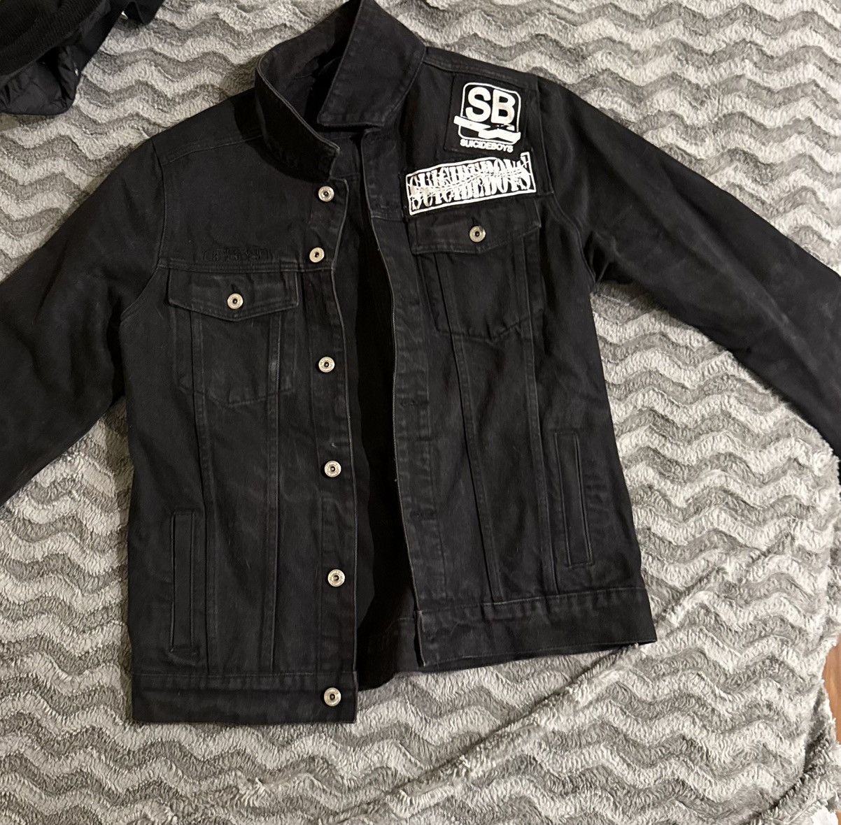 G59 Records G59 $uicideboy$ Sidewalk Slammer Denim Jacket Size US XL / EU 56 / 4 - 2 Thumbnail