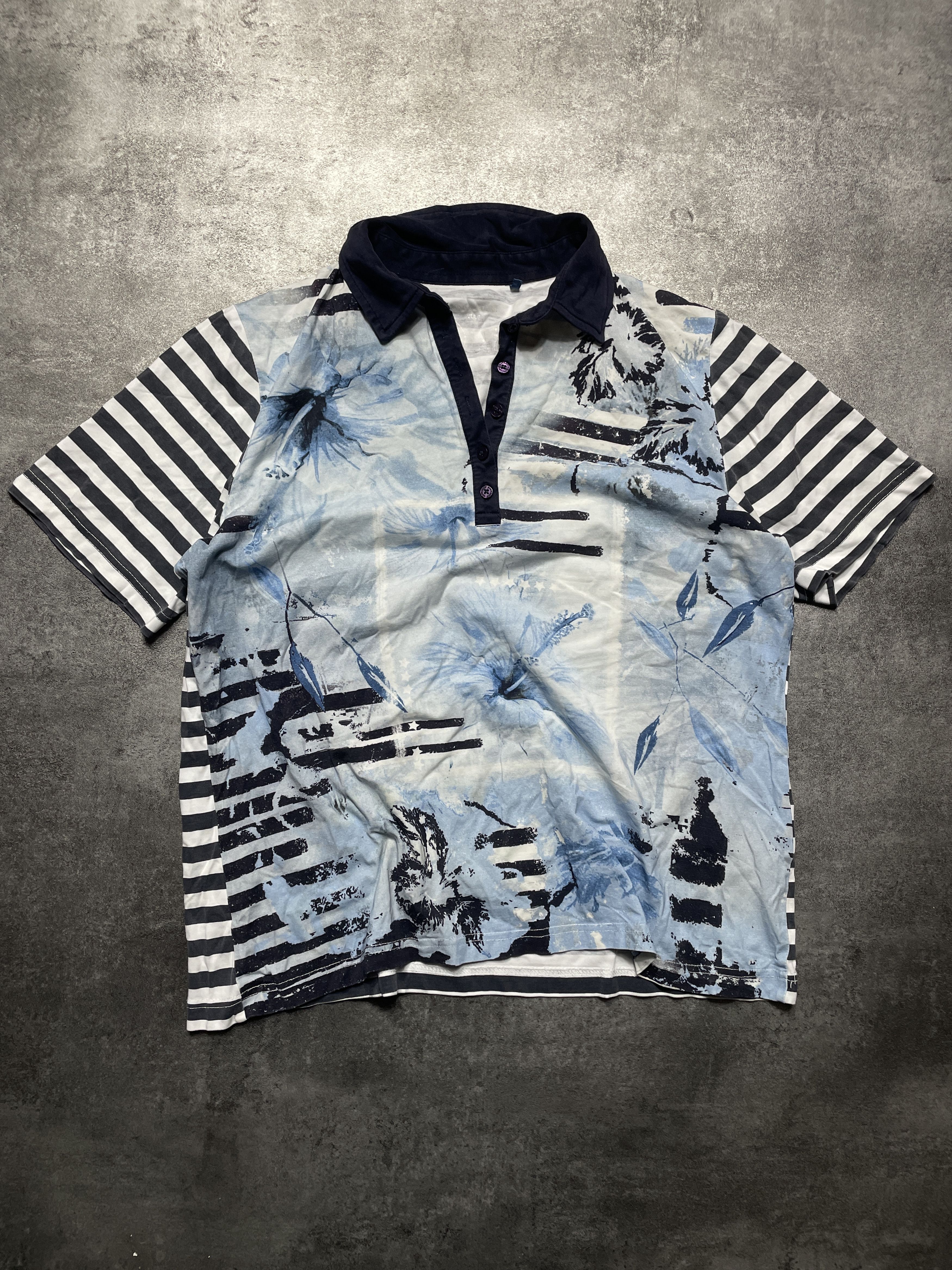 Vintage 🔥Offers🔥Avant Garde Vintage Y2K Polo T-Shirt Size S / US 4 / IT 40 - 1 Thumbnail