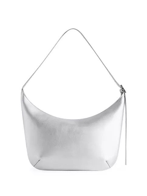 Balenciaga o1s1rm1124 Size: OS / Mary-Kate Sling Bag Metallized Silver Size ONE SIZE - 2 Thumbnail