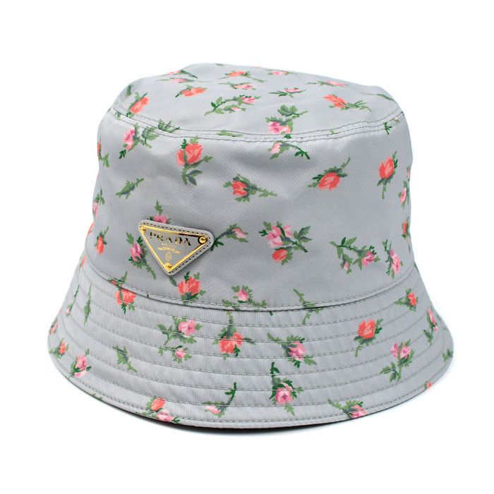 Prada Prada Re-Nylon Tessuto Rose Perla Hat Textile Hats 1HC137 2C6E F0164 DUTY FREE for USA