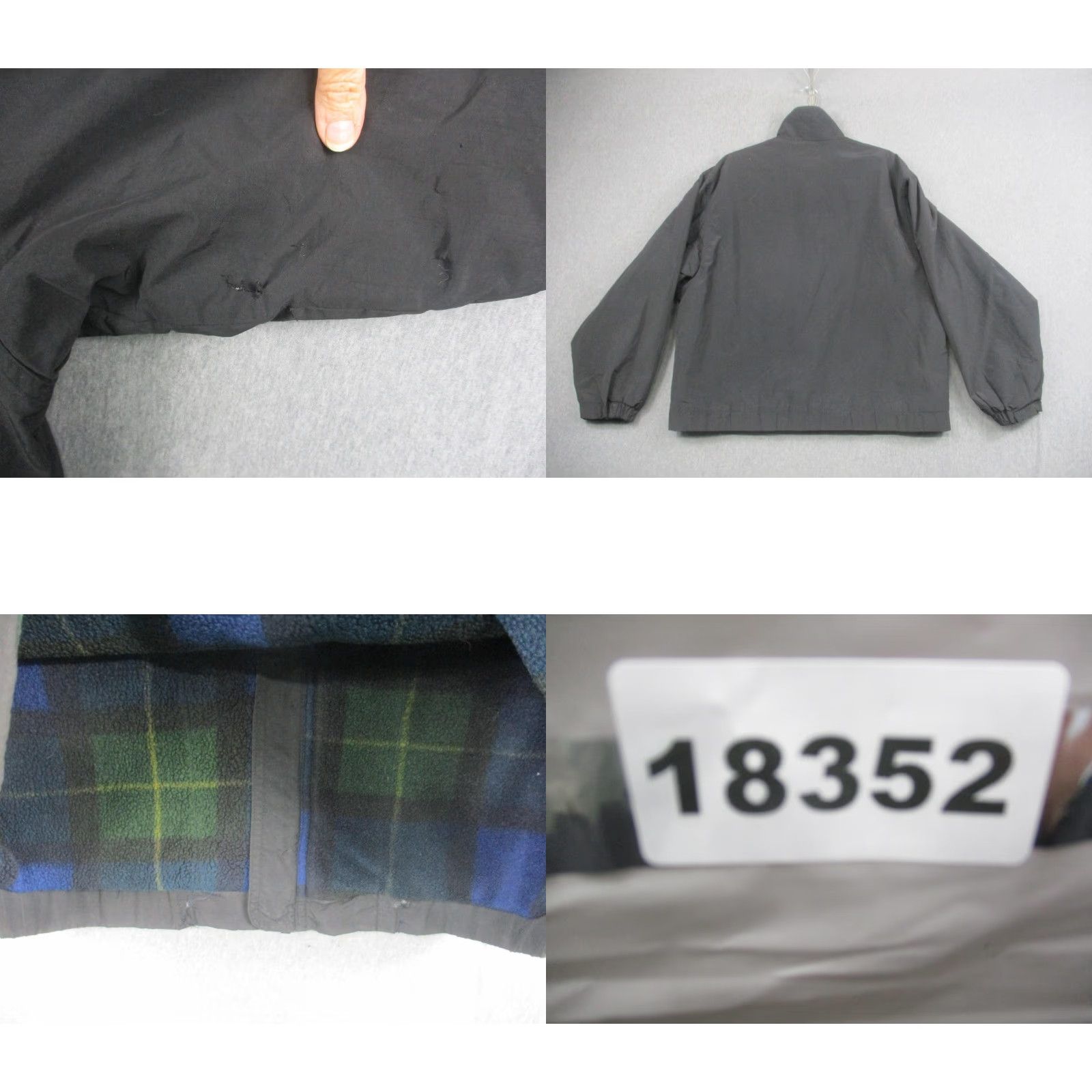 Eddie Bauer VINTAGE Eddie Bauer Jacket Mens M Black Nylon Polartec Fleece Lined 90s Windbreaker Size US M / EU 48-50 / 2 - 10 Thumbnail