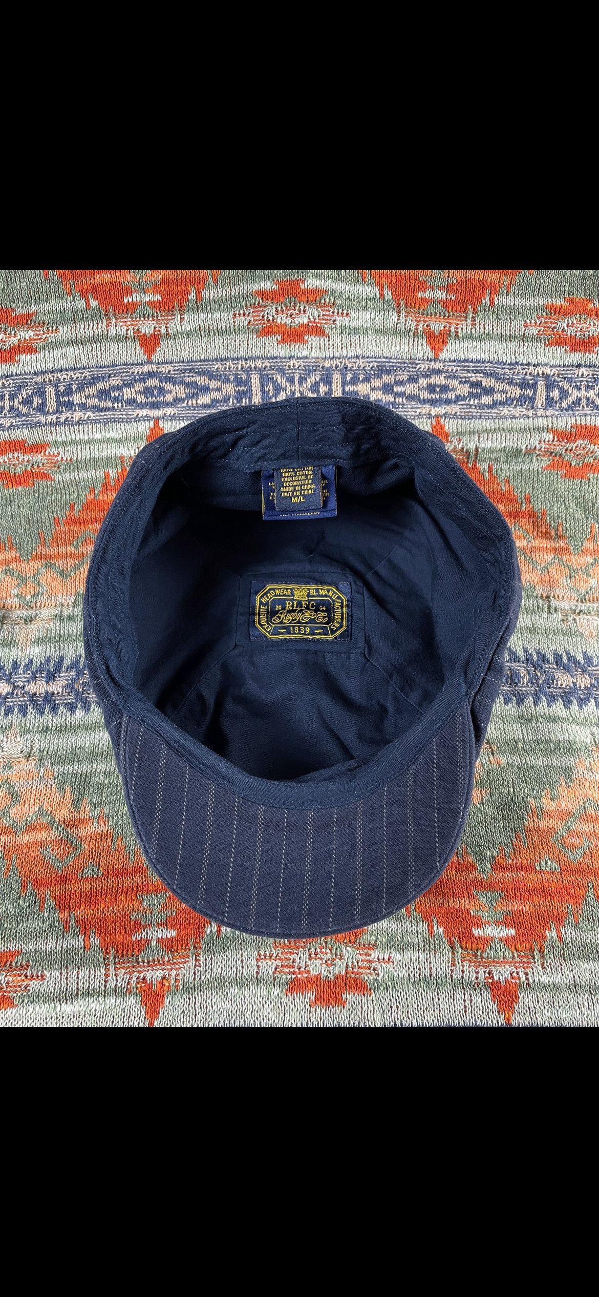 Ralph Lauren × Rugby Ralph Lauren Ralph Lauren Duck Hat Newsboy Hat Octagon Cat Size ONE SIZE - 4 Thumbnail