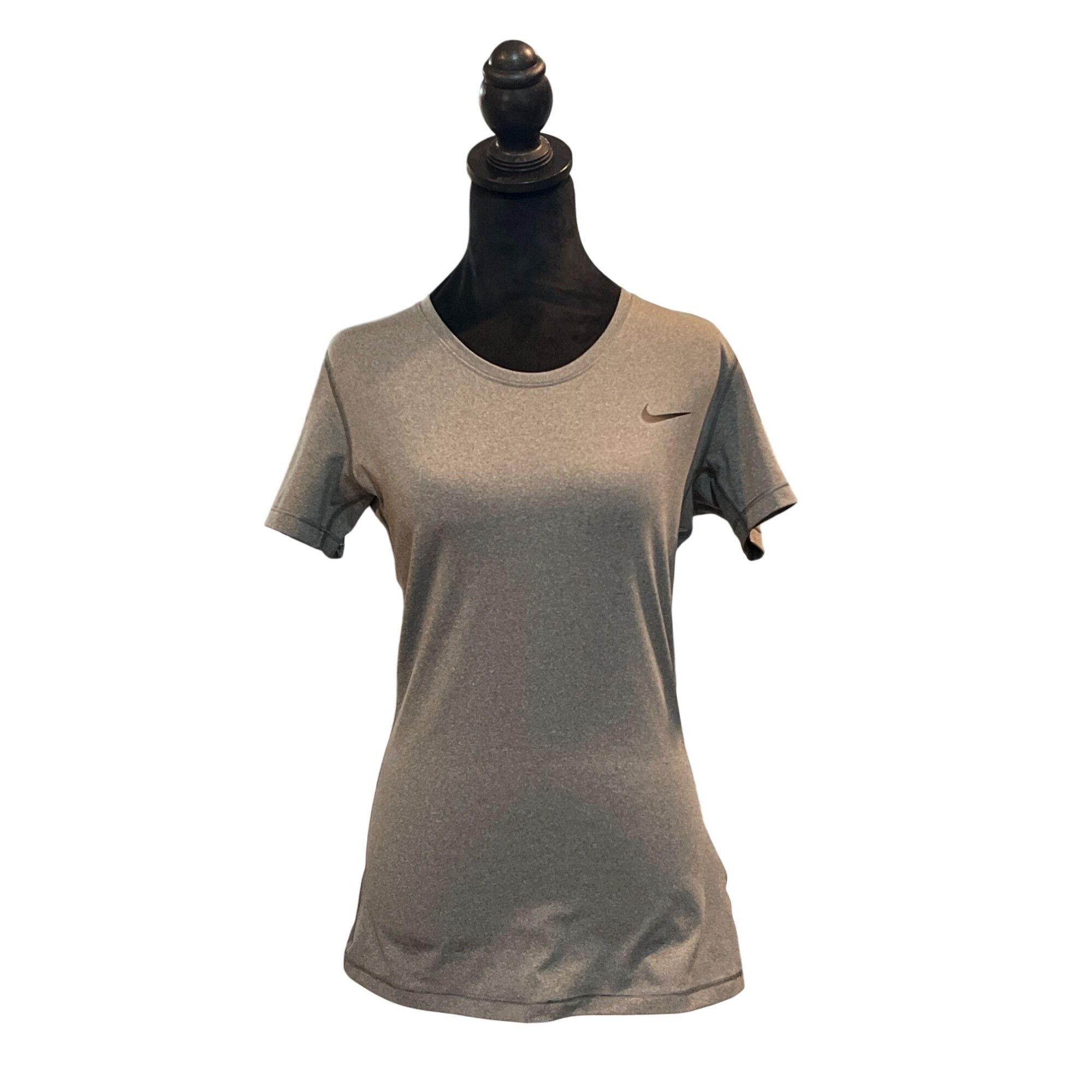 Nike Nike Womens Gray Dri-Fit Activewear Shirt Size L Size L / US 10 / IT 46 - 1 Thumbnail