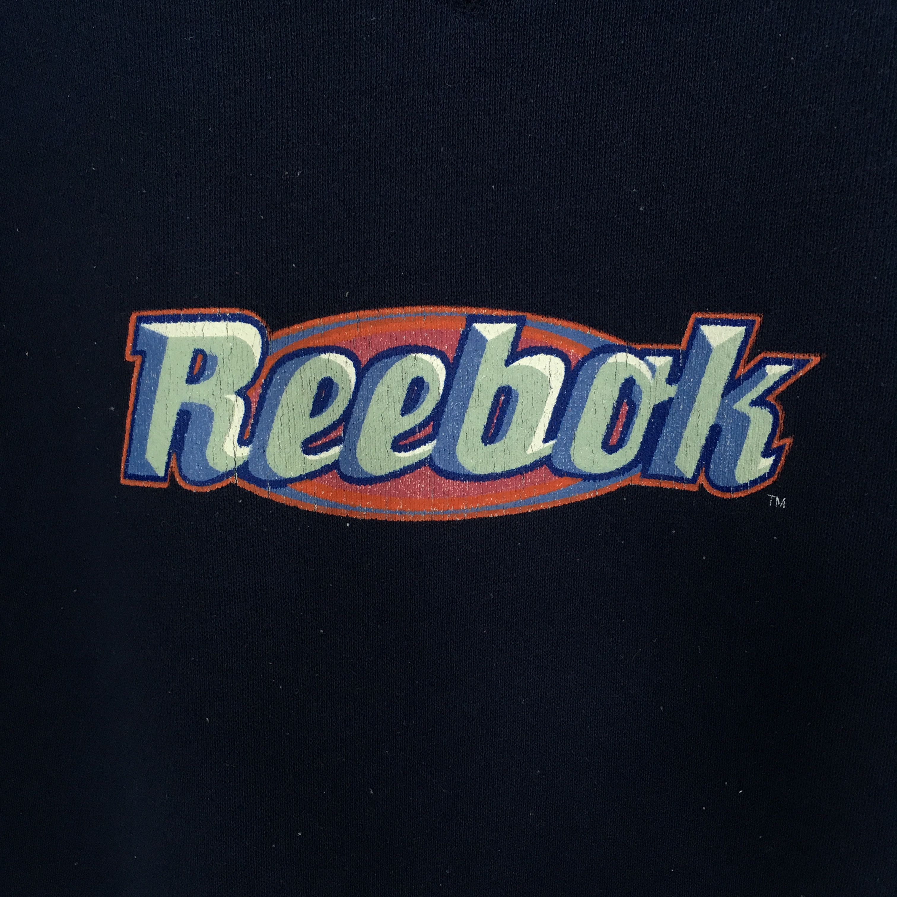 Reebok Vintage 90's Retro Reebok Blue Sweatshirt Xlarge - 642 Size US XL / EU 56 / 4 - 4 Thumbnail
