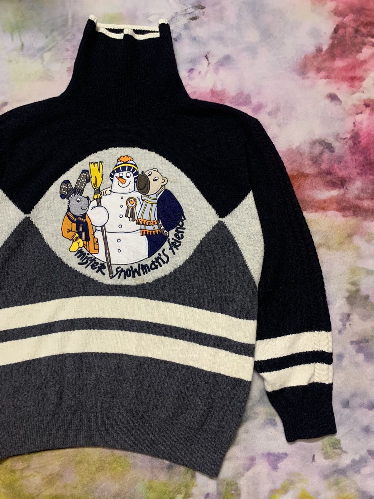 Jean Charles De Castelbajac Vintage Calstelbajac High Neck Knitwear Iceberg Size US M / EU 48-50 / 2 - 3 Thumbnail