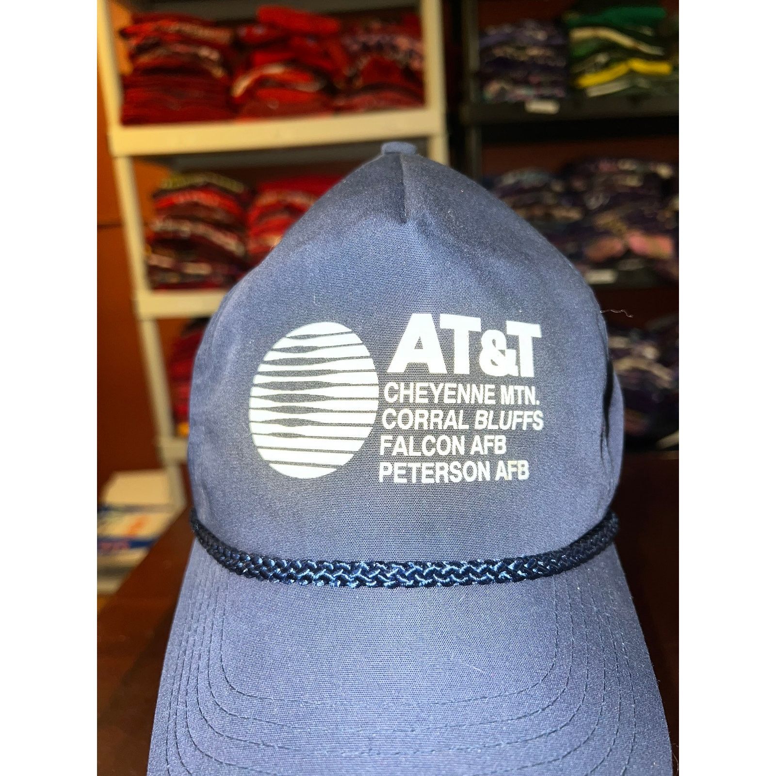 Vintage Vintage AT&T Hat Cheyenne Mountain Falcon Peterson Air Force Size ONE SIZE - 2 Thumbnail