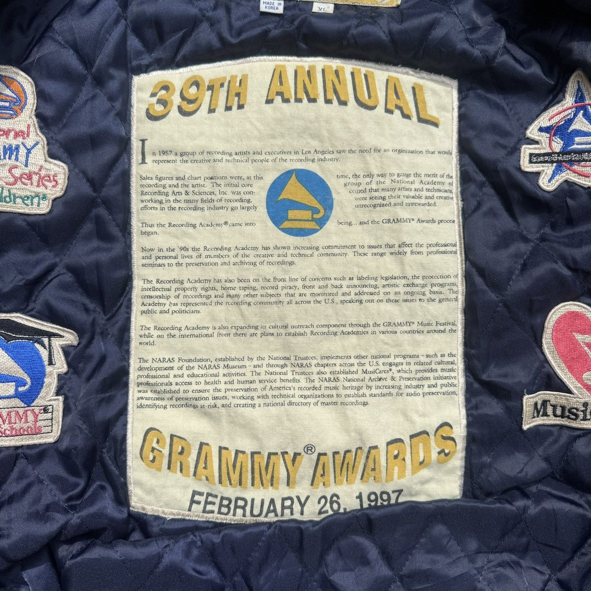 Avirex Vintage Avirex 39th Grammy Awards Jacket Size US XL / EU 56 / 4 - 8 Thumbnail