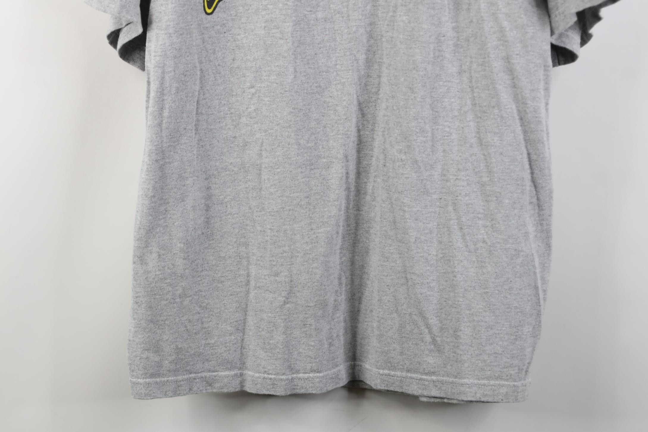 Vintage Vintage Y2K Union Lineman Rodeo Cowboy T-Shirt Gray USA Size US L / EU 52-54 / 3 - 3 Thumbnail