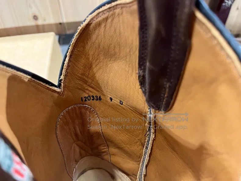RRL Ralph Lauren RRL Ralph Lauren Carved Western Cowboy Boots Size US 8 / EU 41 - 9 Thumbnail