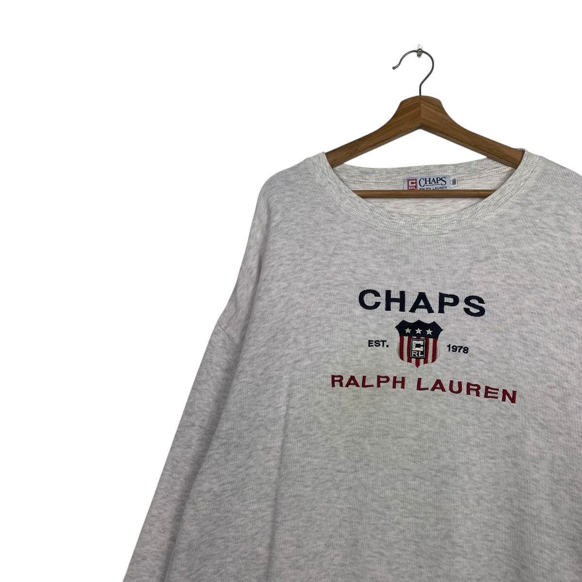 Chaps Ralph Lauren Vintage Chaps Ralph Lauren Big Logo Crewneck Sweatshirt Size US L / EU 52-54 / 3 - 6 Thumbnail