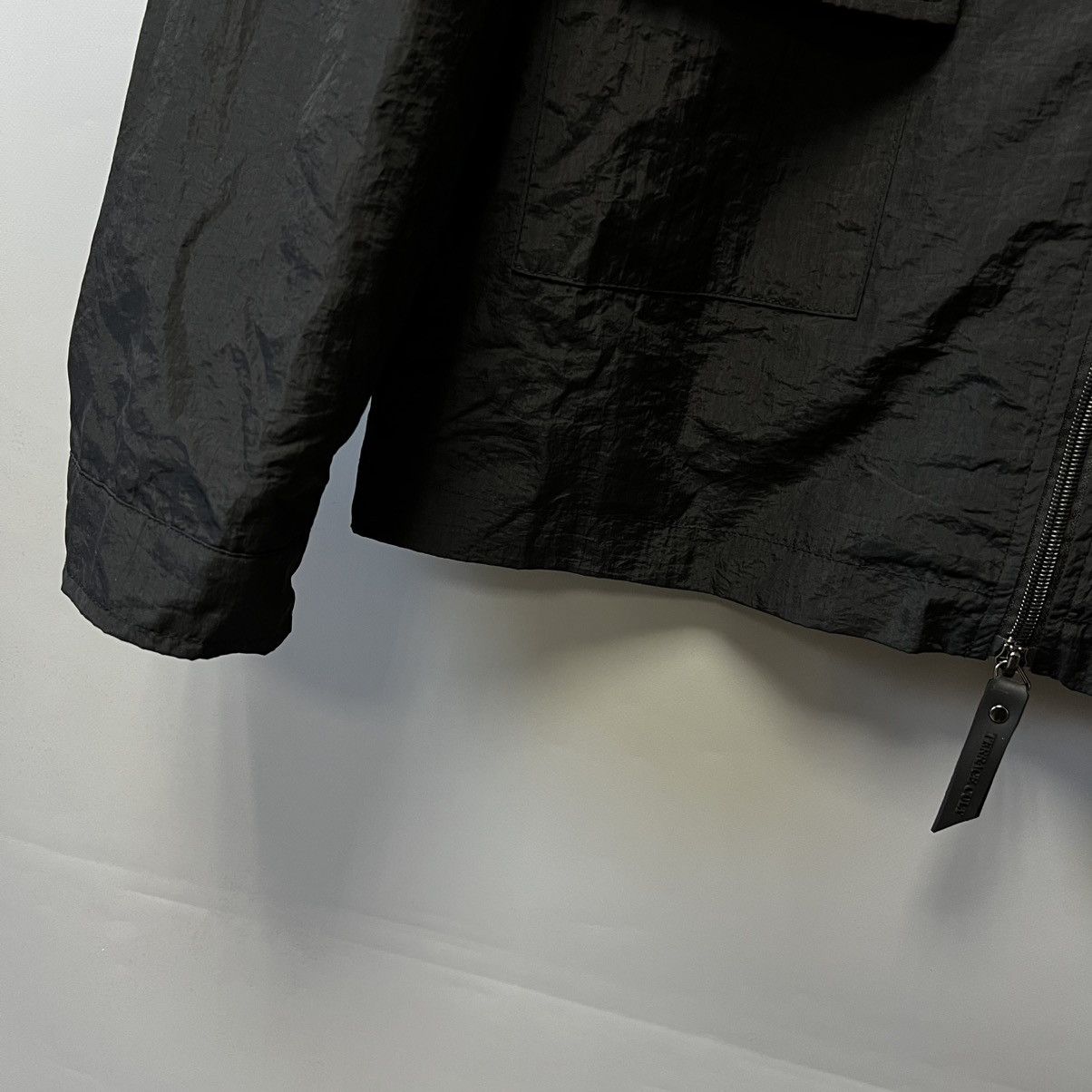 Designer Nylon Overshirt Jacket Black Terrace Cult Size US XL / EU 56 / 4 - 7 Thumbnail