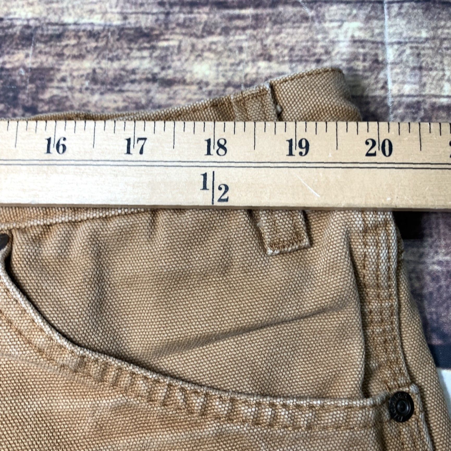 Dickies DICKIES Carpenter Pants Jeans Brown Duck Mens Size 40 x 28.5 Work Construction Pants Shoes? Size US 40 / EU 56 - 6 Thumbnail