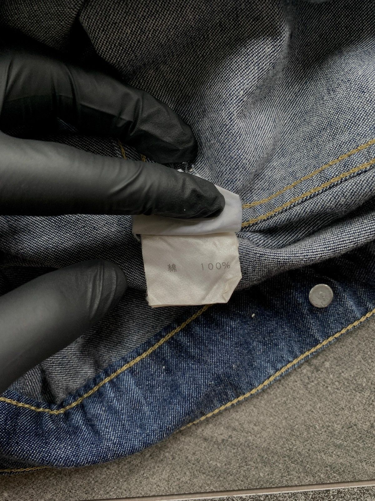 Helmut Lang FREE TAX! 1998 Light Denim Trucker Jacket Size US XS / EU 42 / 0 - 9 Thumbnail
