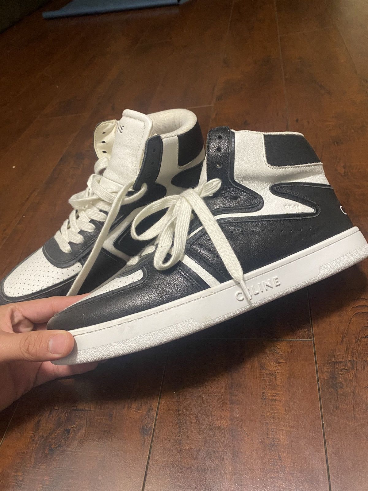 Celine Celine CT-01 “Z” Trainer Black and White Size US 8 / EU 41 - 2 Thumbnail
