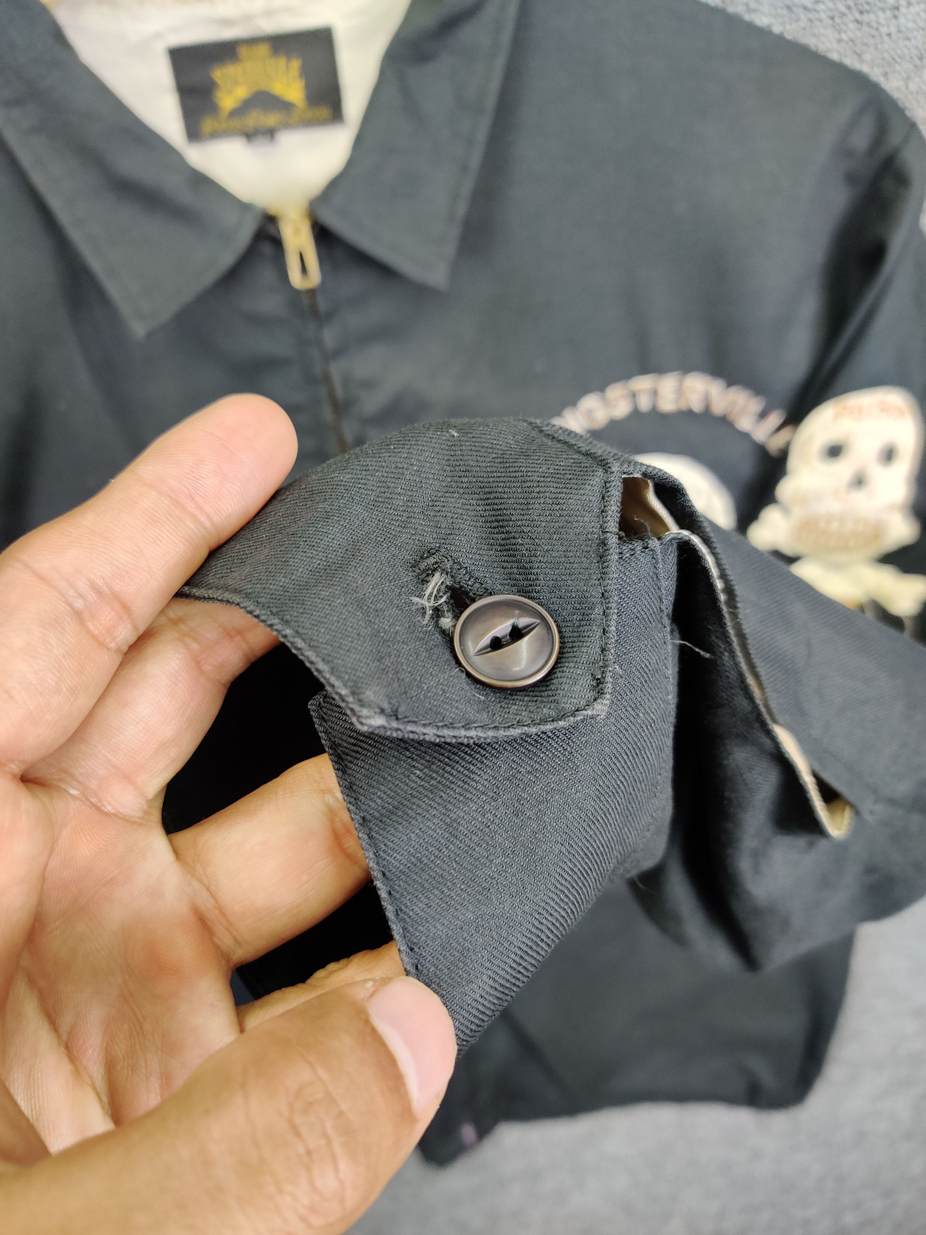 Vintage Vintage Gang Steruille Gangsterville Embroidery Skull Jacket Size US M / EU 48-50 / 2 - 12 Thumbnail
