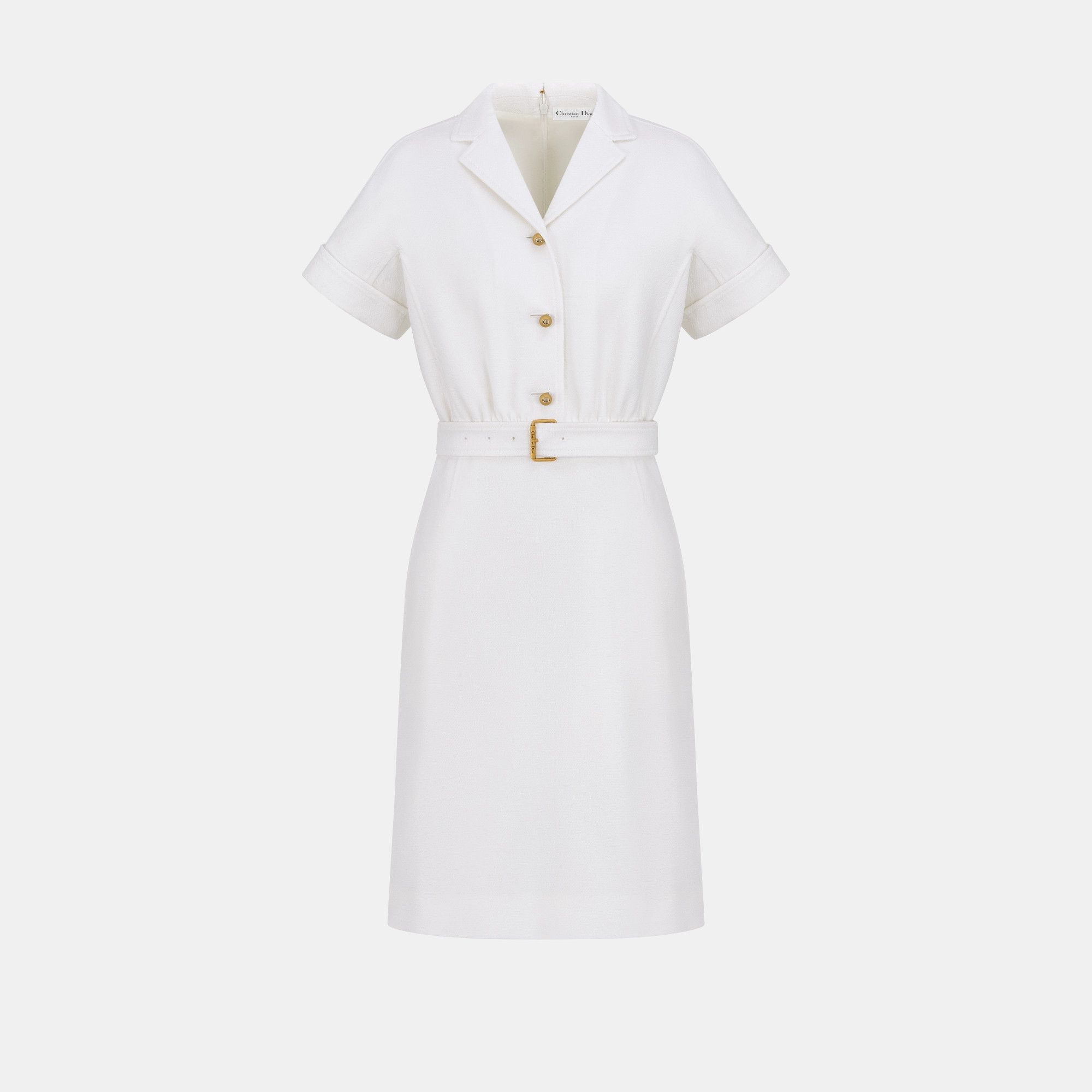 Dior o1bcso1str0126 Dress in White Size L / US 10 / IT 46 - 1 Thumbnail