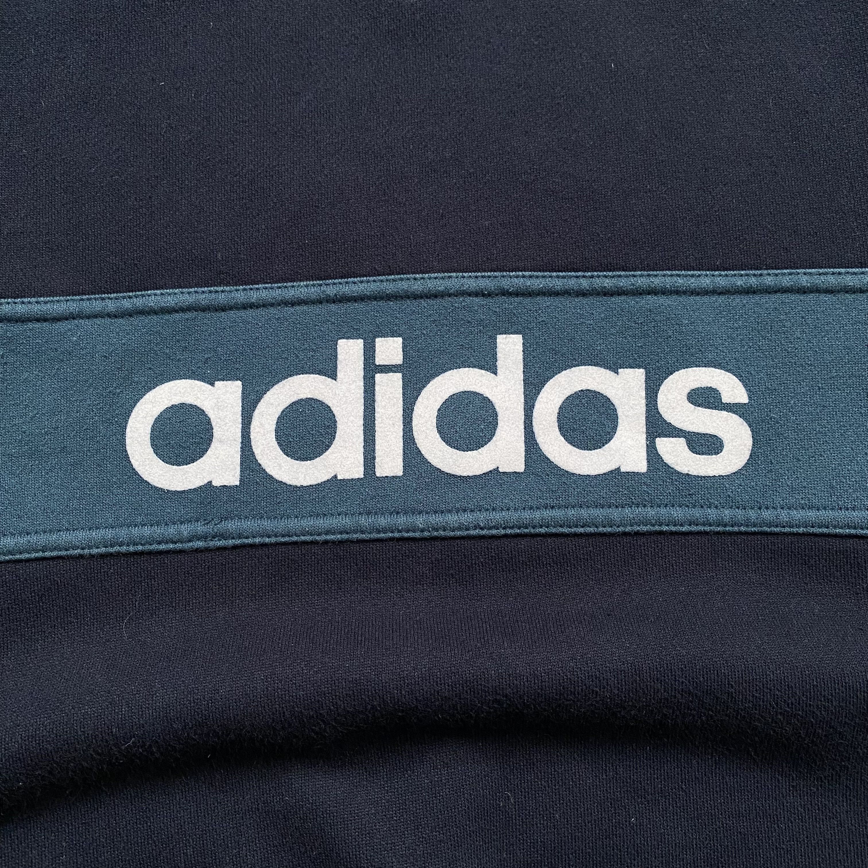 Adidas 🔥 Vintage 90s Adidas Boxy Sweatshirt Big Logo Crewneck Size US M / EU 48-50 / 2 - 6 Thumbnail