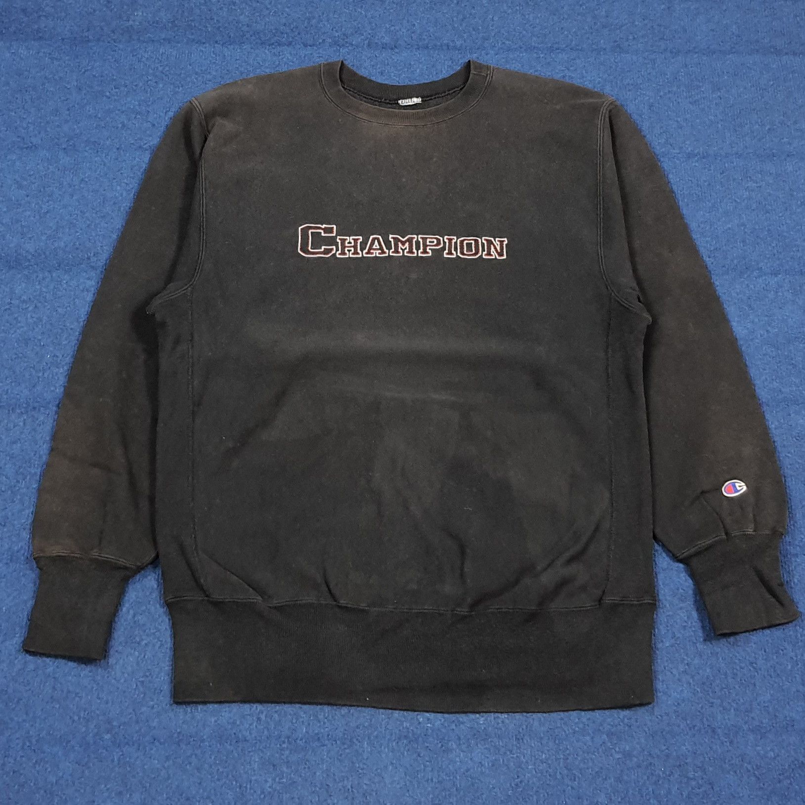 Champion Vintage Champion Black Hoodie Sweatshirt C292N19 Size US M / EU 48-50 / 2 - 1 Thumbnail