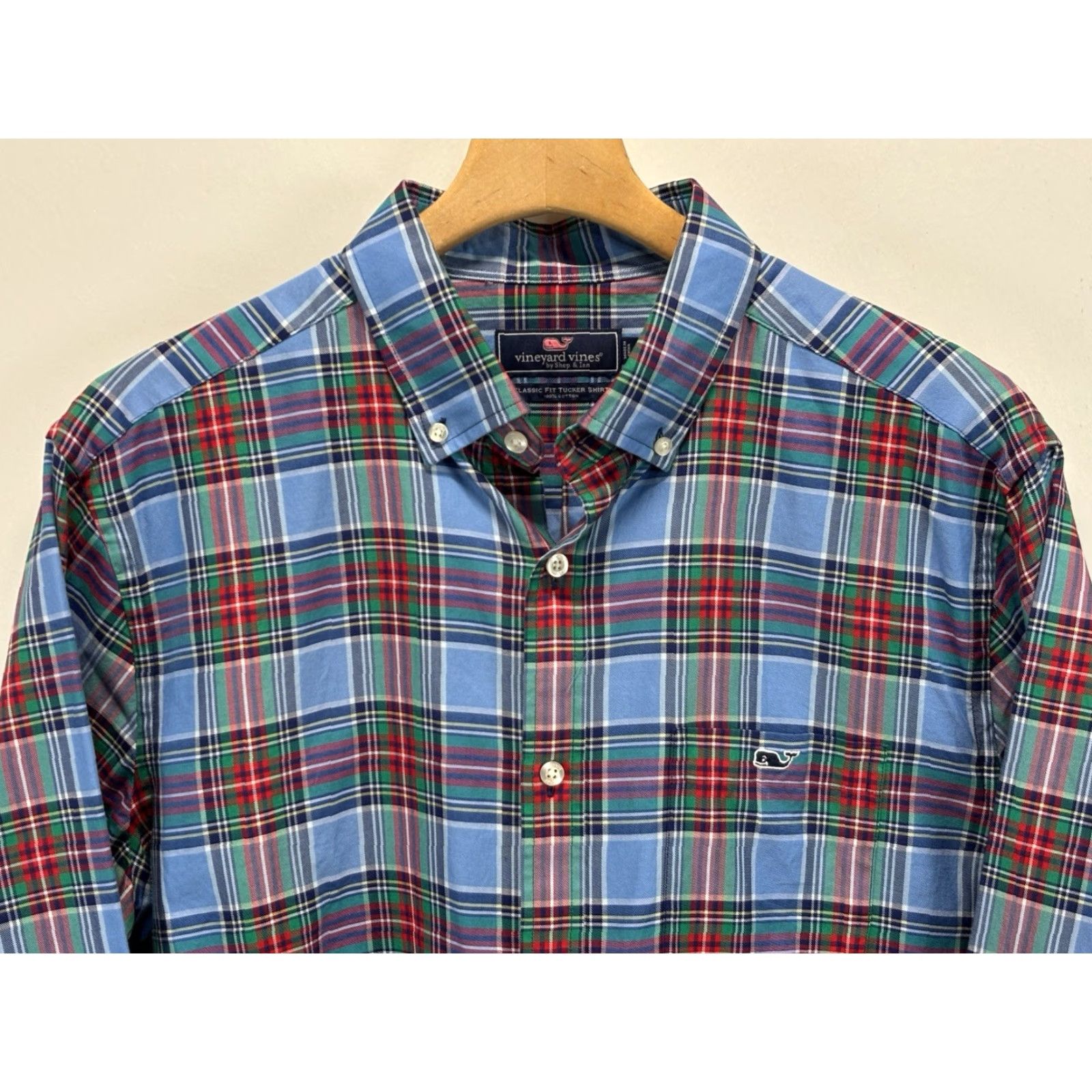 Vineyard Vines Vineyard Vines Tucker Shirt Men L Classic Fit Plaid Button-Down Logo Shirt Size US L / EU 52-54 / 3 - 2 Thumbnail