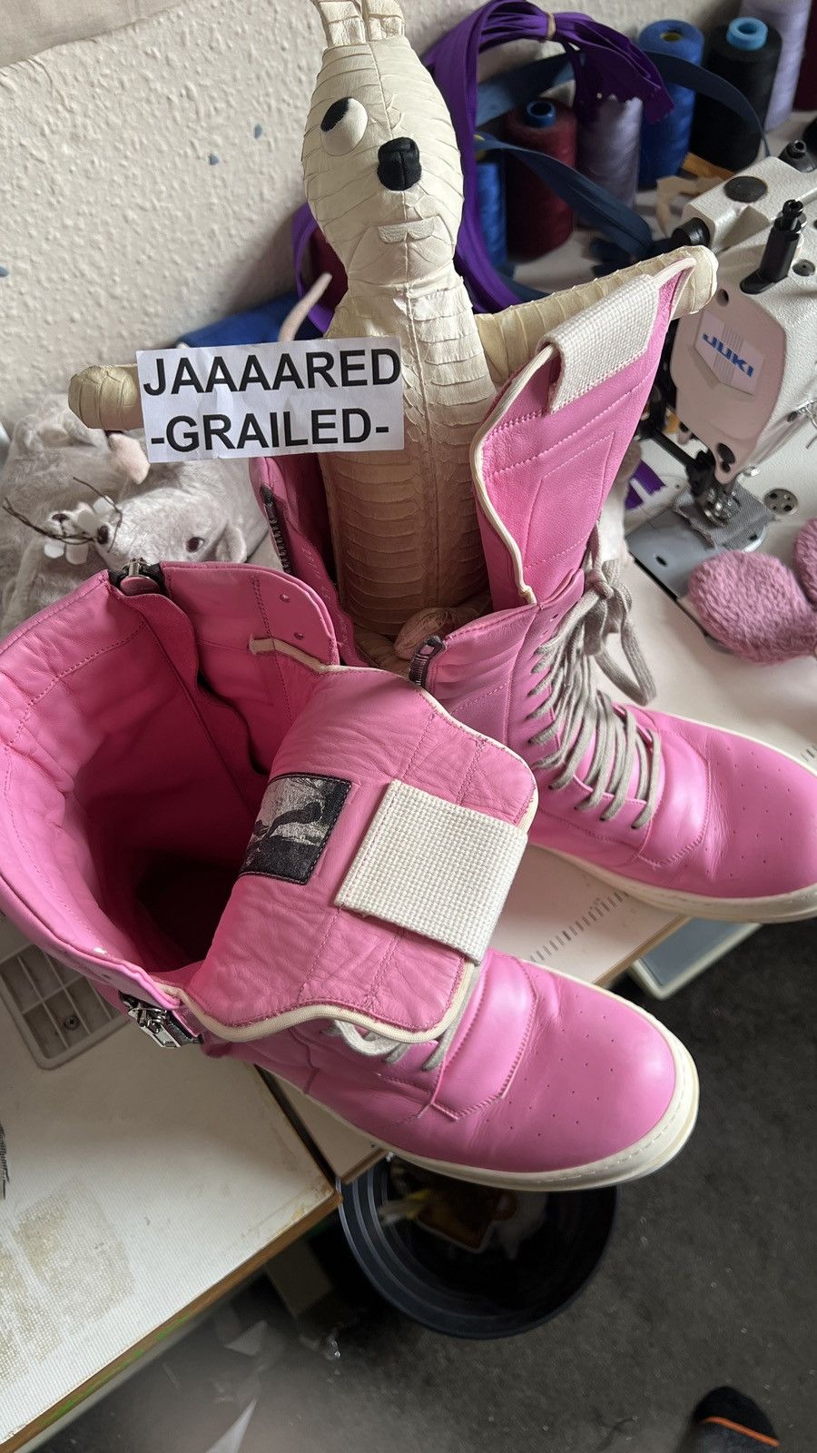 Rick Owens Rick owens Pink CargoBasket Size US 12 / EU 45 - 9 Thumbnail